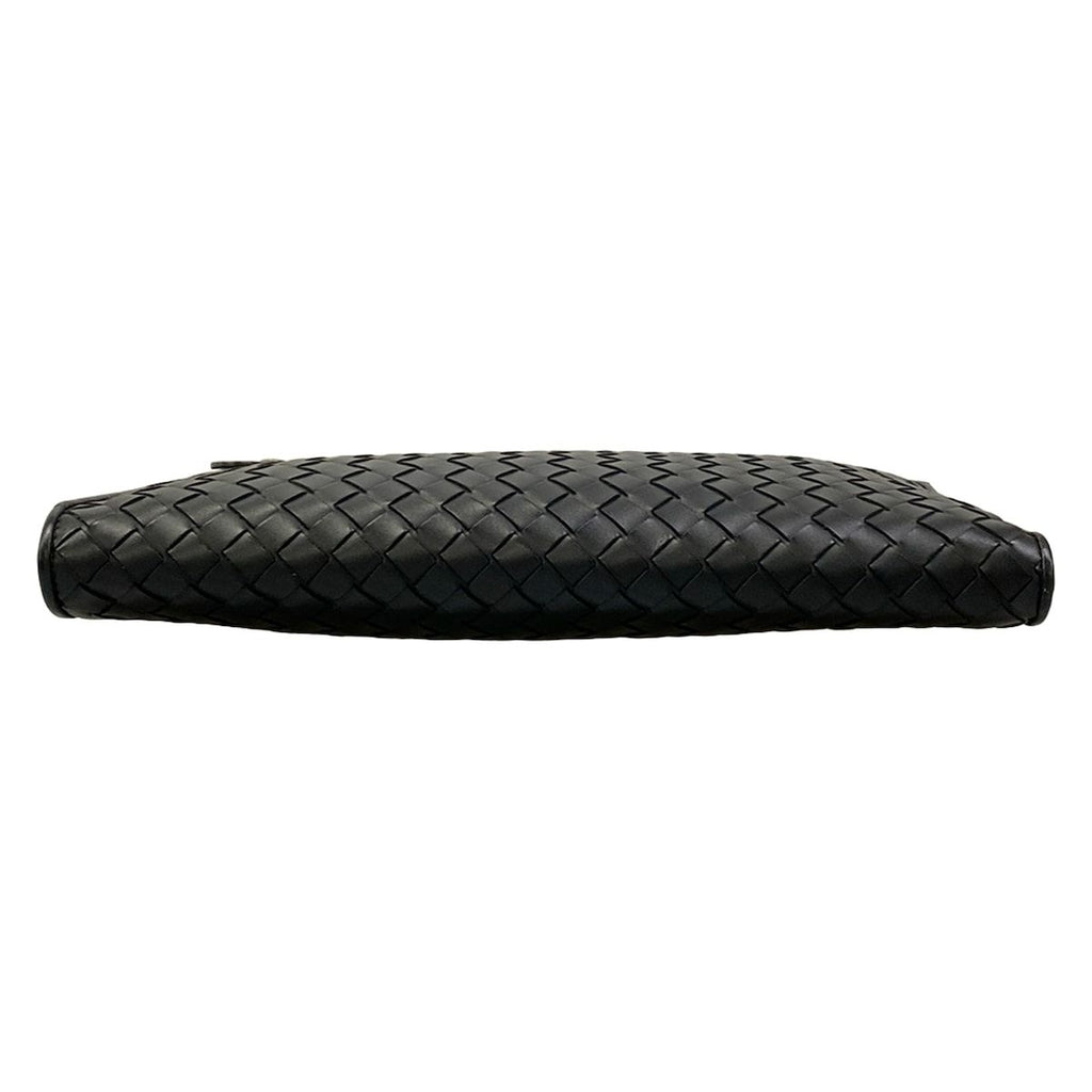 Bottega Veneta Second Bag Intrecciato Black Braided Leather — view 5
