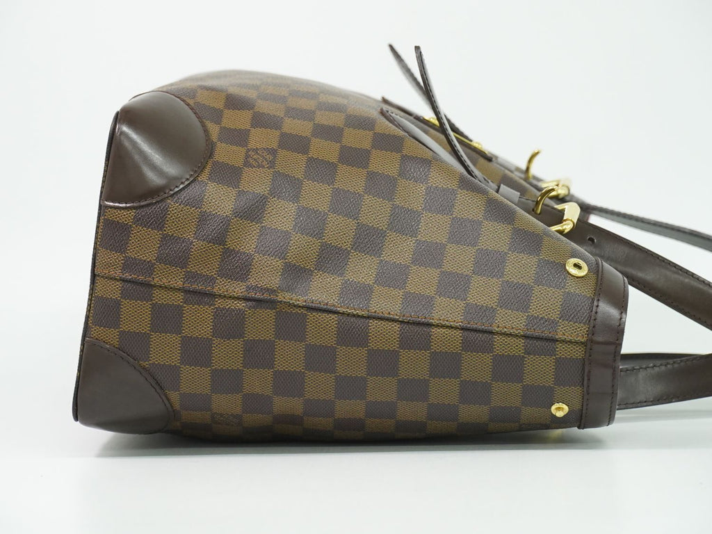 Louis Vuitton LV Hampstead MM Damier Ebene Tote Bag Brown — view 4