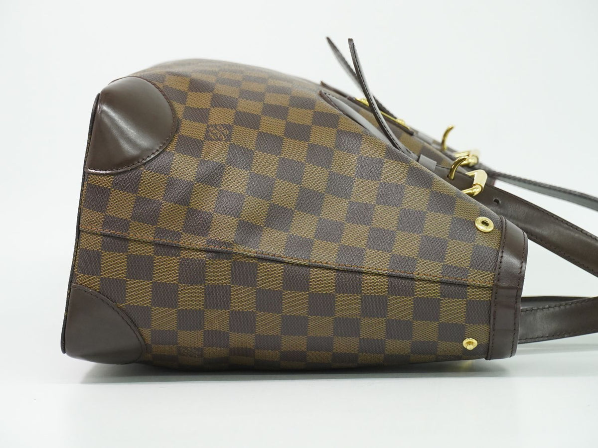 Louis Vuitton LV Hampstead MM Damier Ebene Tote Bag Brown — view 4