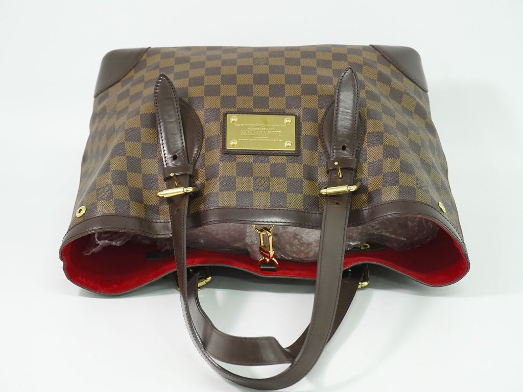 Louis Vuitton LV Hampstead MM Damier Ebene Tote Bag Brown — view 5