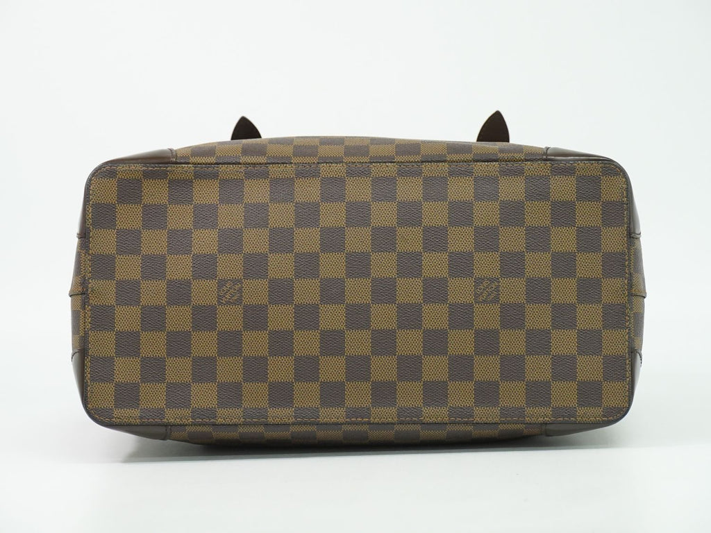 Louis Vuitton LV Hampstead MM Damier Ebene Tote Bag Brown — view 3