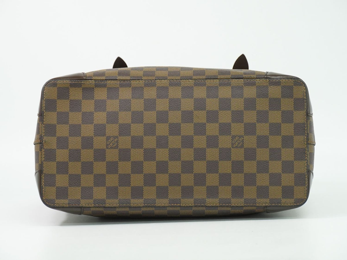 Louis Vuitton LV Hampstead MM Damier Ebene Tote Bag Brown — view 3
