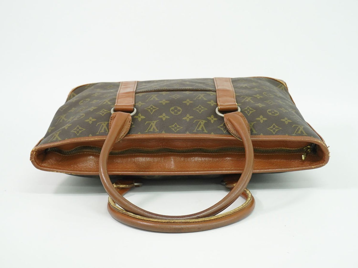 Louis Vuitton LV Sac Weekend PM Monogram Tote Bag Brown — view 5