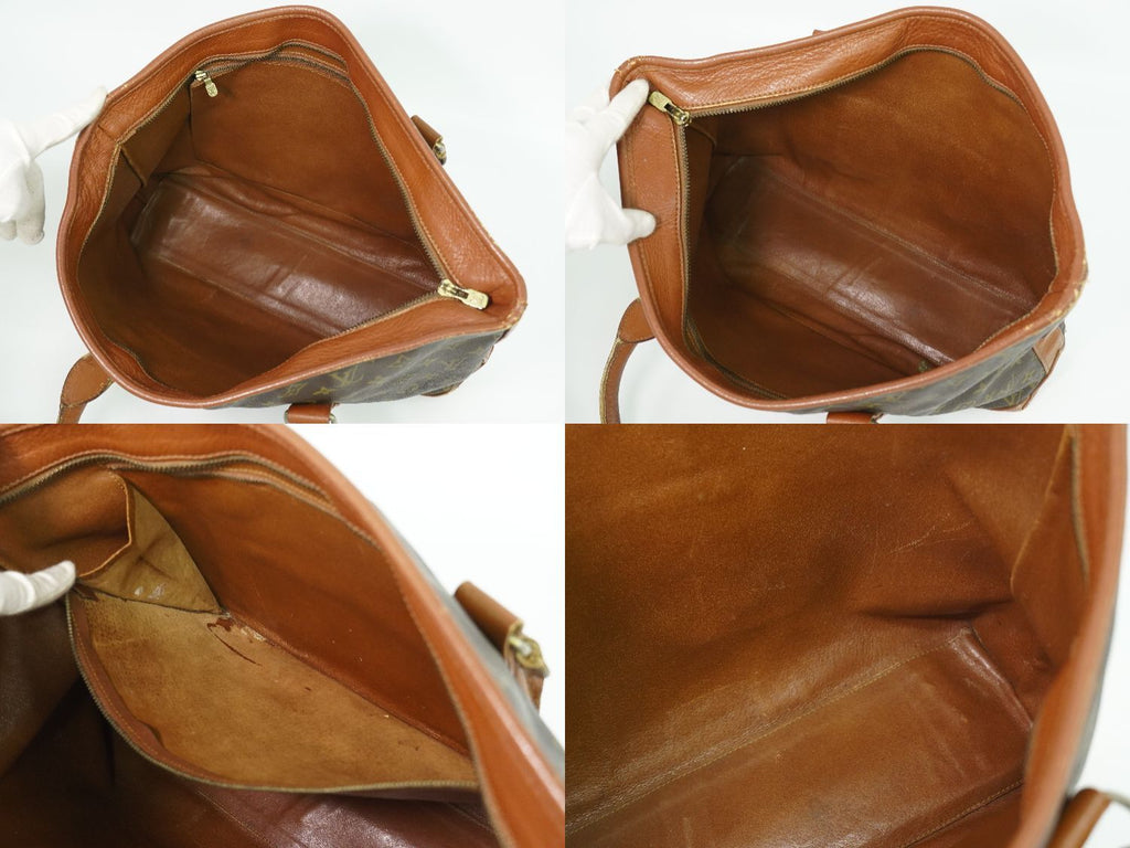 Louis Vuitton LV Sac Weekend PM Monogram Tote Bag Brown — view 8