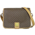 Celine Macadam Shoulder Bag Pochette Brown