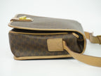 Celine Macadam Shoulder Bag Pochette Brown — view 4