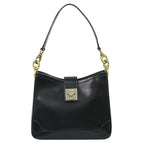 Celine Leather Shoulder Bag Black
