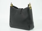 Celine Leather Shoulder Bag Black — view 2