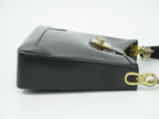 Celine Leather Shoulder Bag Black — view 4