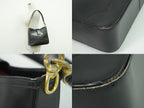Celine Leather Shoulder Bag Black — view 7