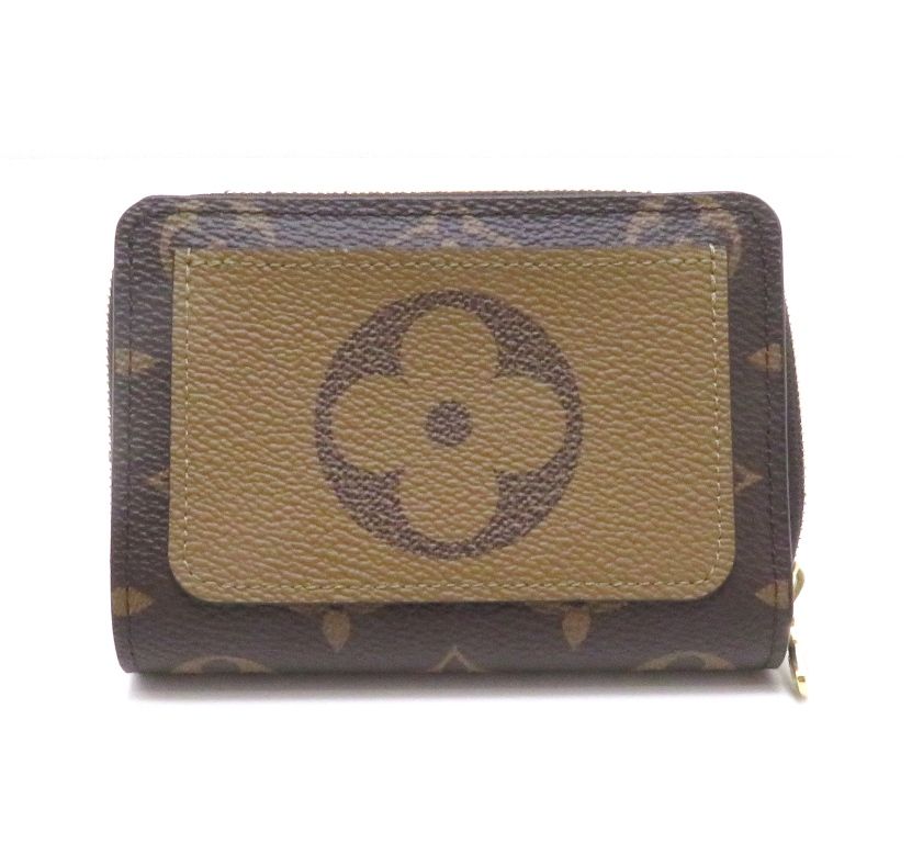 Louis Vuitton Portefeuille Lou Monogram Reverse Bifold Wallet Brown Stamp — view 3