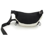 Chanel Sports Nylon Belt Bag Waist Pouch White Black — view 4