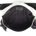 Chanel Sports Nylon Belt Bag Waist Pouch White Black — view 6