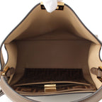 Fendi Peekaboo X-lite Medium Leather 2-Way Handbag Brown — view 6