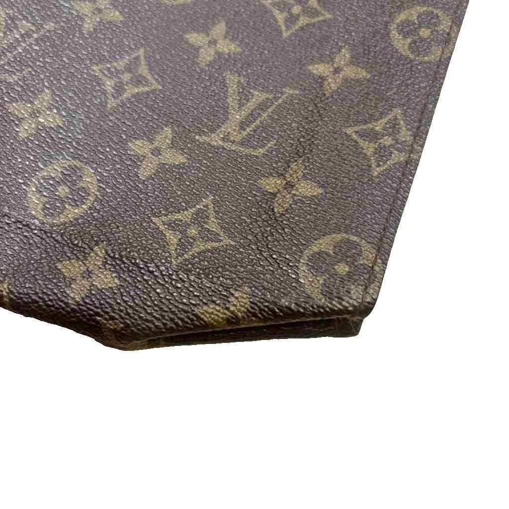 Louis Vuitton Monogram Clutch Brown MS — view 3