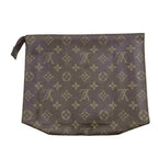 Louis Vuitton Monogram Clutch Brown MS