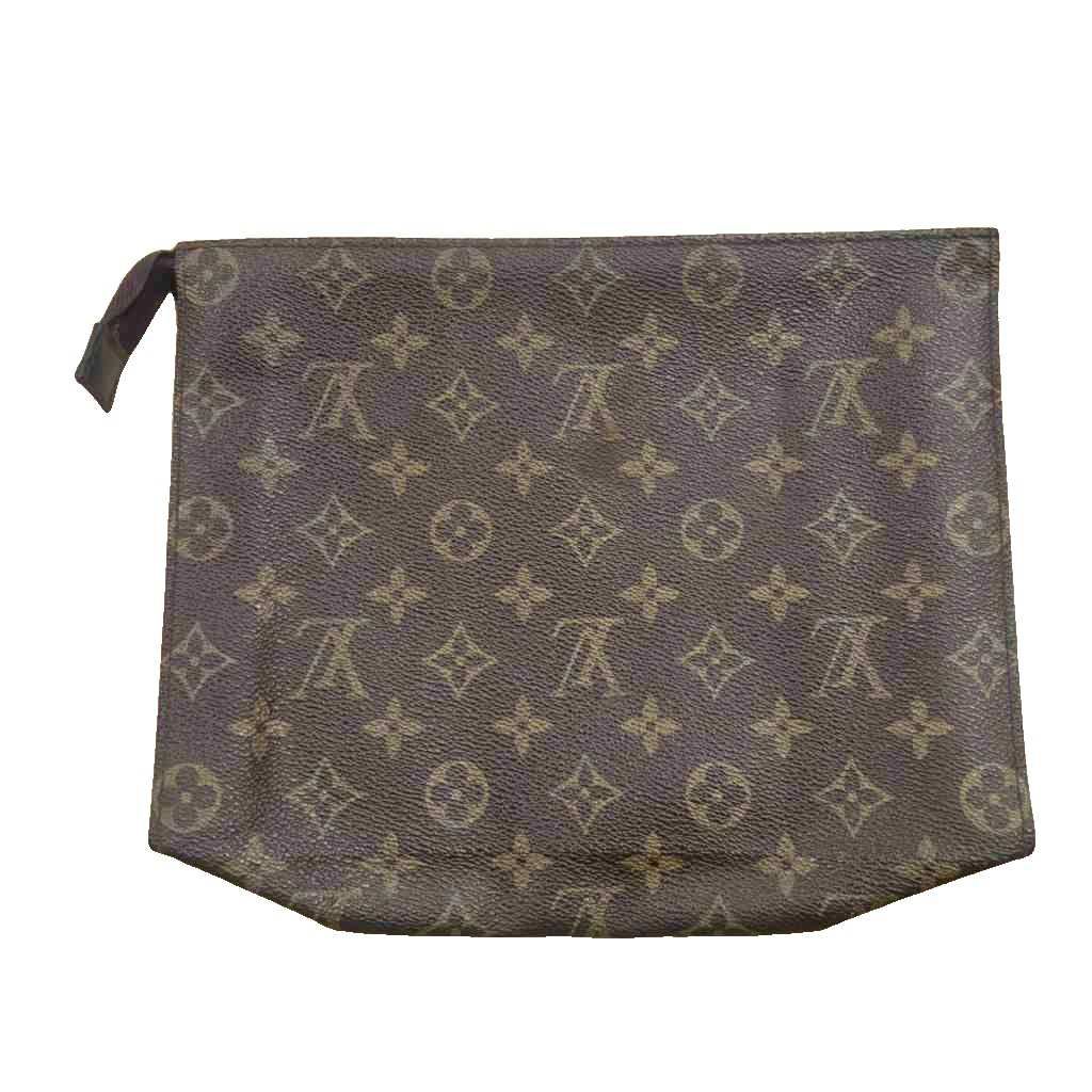 Louis Vuitton Monogram Clutch Brown MS
