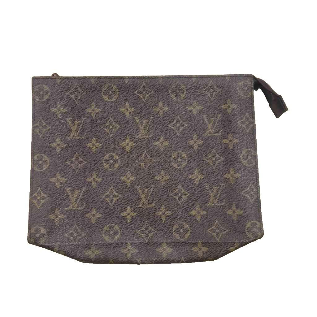 Louis Vuitton Monogram Clutch Brown MS — view 2