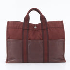 Hermes Fourre Tout MM Leather Tote Bag Shoulder Business Document