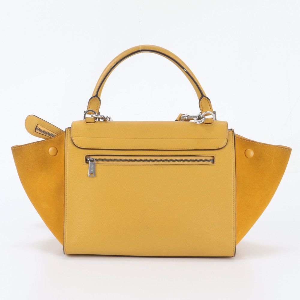 Celine Trapeze Small Leather 2-Way Shoulder Bag Tote — view 4