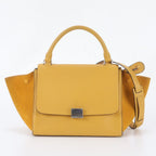 Celine Trapeze Small Leather 2-Way Shoulder Bag Tote