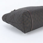 Gucci GG Supreme Leather Tote Bag Shoulder Hand Brown — view 5