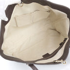 Gucci GG Supreme Leather Tote Bag Shoulder Hand Brown — view 7