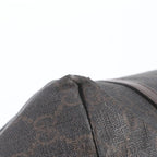 Gucci GG Supreme Leather Tote Bag Shoulder Hand Brown — view 8