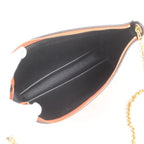 Celine Pocket Envelope Leather Chain Shoulder Bag — view 7