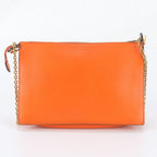 Celine Pocket Envelope Leather Chain Shoulder Bag — view 3