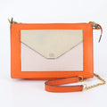 Celine Pocket Envelope Leather Chain Shoulder Bag