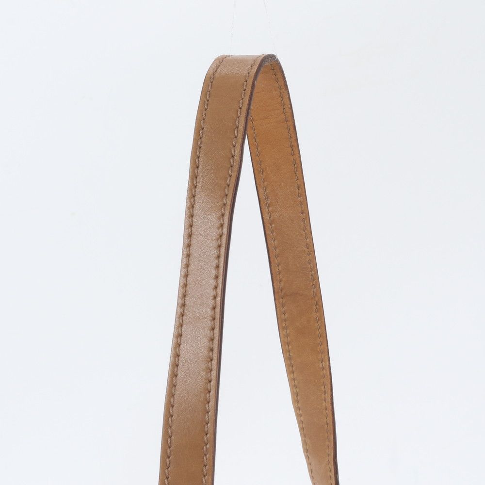 Gucci GG Canvas Leather Shoulder Bag Tote Hand Brown — view 2