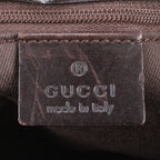Gucci Leather Tote Bag Shoulder Hand Brown — view 8