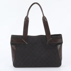 Gucci Leather Tote Bag Shoulder Hand Brown