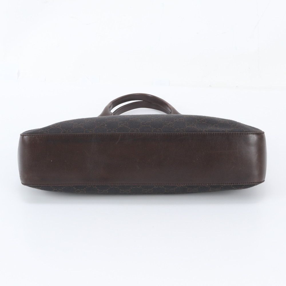 Gucci Leather Tote Bag Shoulder Hand Brown — view 6