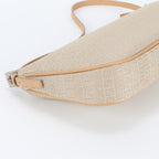 Fendi FF Zucchino Leather Shoulder Bag Pouch — view 5