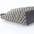 Gucci GG Canvas Leather Tote Bag Shoulder — view 5