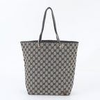Gucci GG Canvas Leather Tote Bag Shoulder — view 3