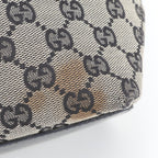 Gucci GG Canvas Leather Tote Bag Shoulder — view 8