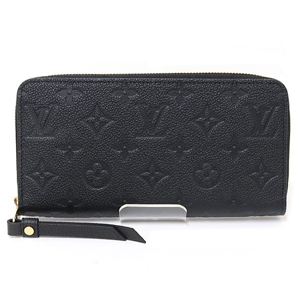 Louis Vuitton Zippy Wallet Zip Around Monogram Empreinte Black