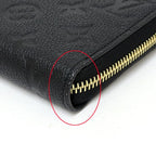 Louis Vuitton Zippy Wallet Zip Around Monogram Empreinte Black — view 5
