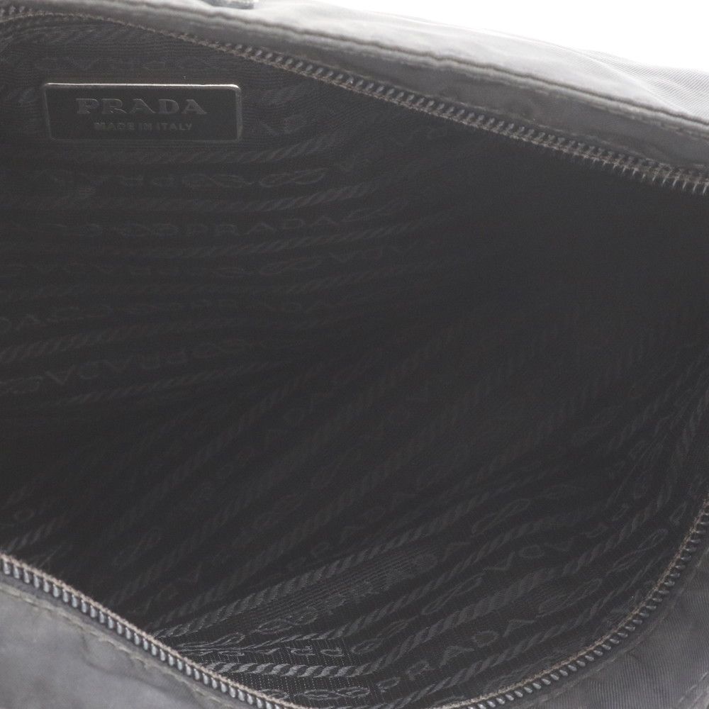 Prada Tessuto Nylon Triangle Logo Shoulder Bag Crossbody Messenger Business — view 7