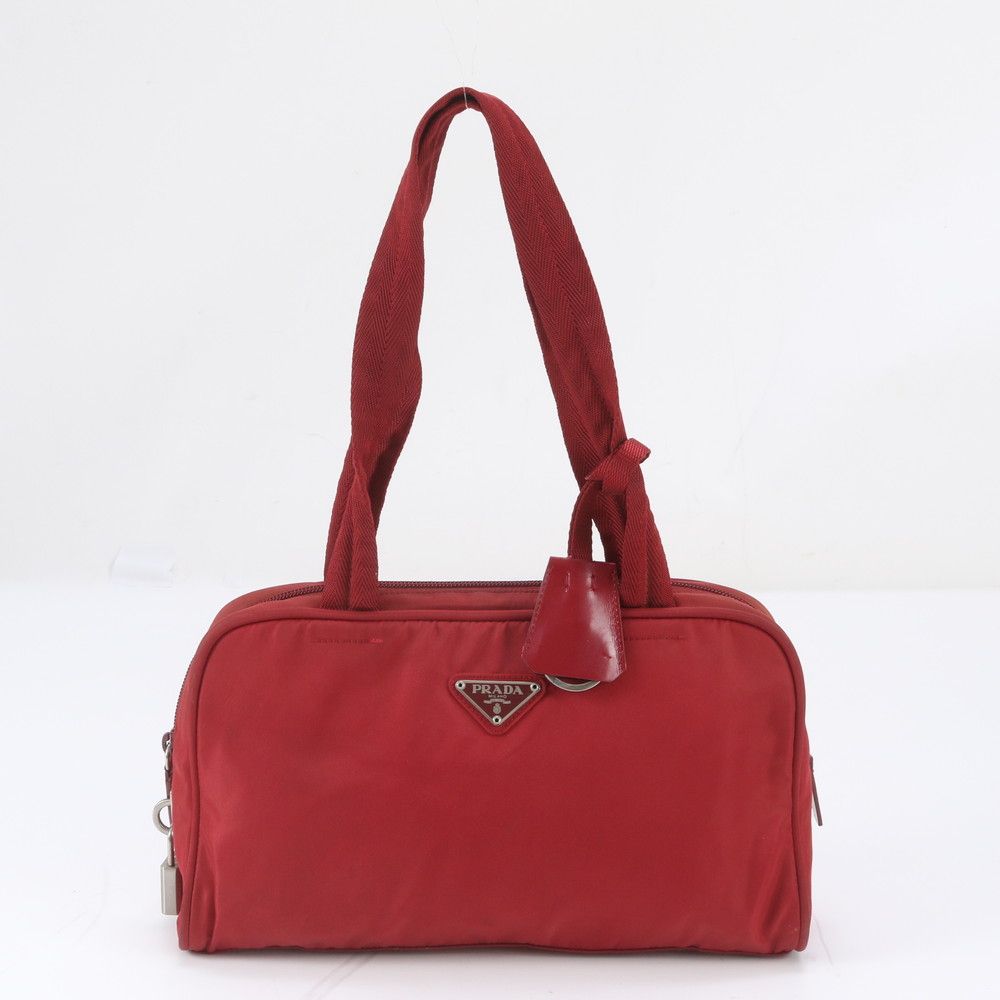 Prada Tessuto Nylon Triangle Logo Shoulder Bag