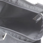 Prada Tessuto Nylon Triangle Logo Leather Shoulder Bag Crossbody Messenger — view 7