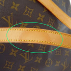 Louis Vuitton Tote Monogram Canvas Cabas Mezzo Brown Handbag Zipper Type — view 8