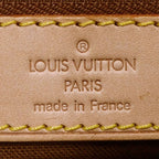 Louis Vuitton Tote Monogram Canvas Cabas Mezzo Brown Handbag Zipper Type — view 6