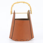 Loewe Bamboo Bucket Bag Leather Brown — view 3