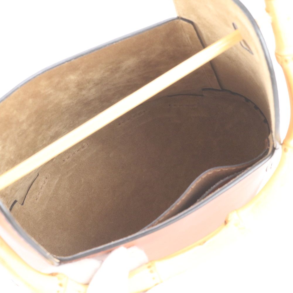 Loewe Bamboo Bucket Bag Leather Brown — view 7