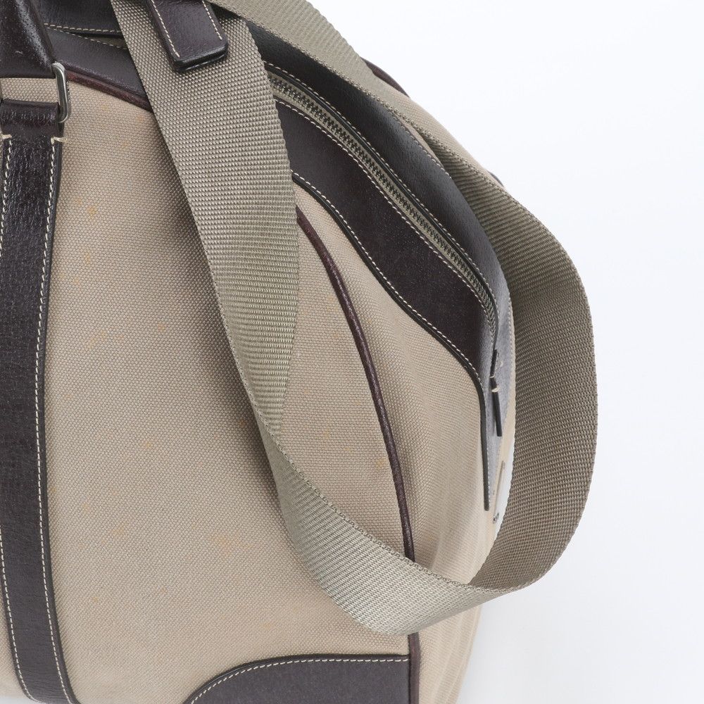 Prada Leather Canvas 2-Way Boston Bag — view 4