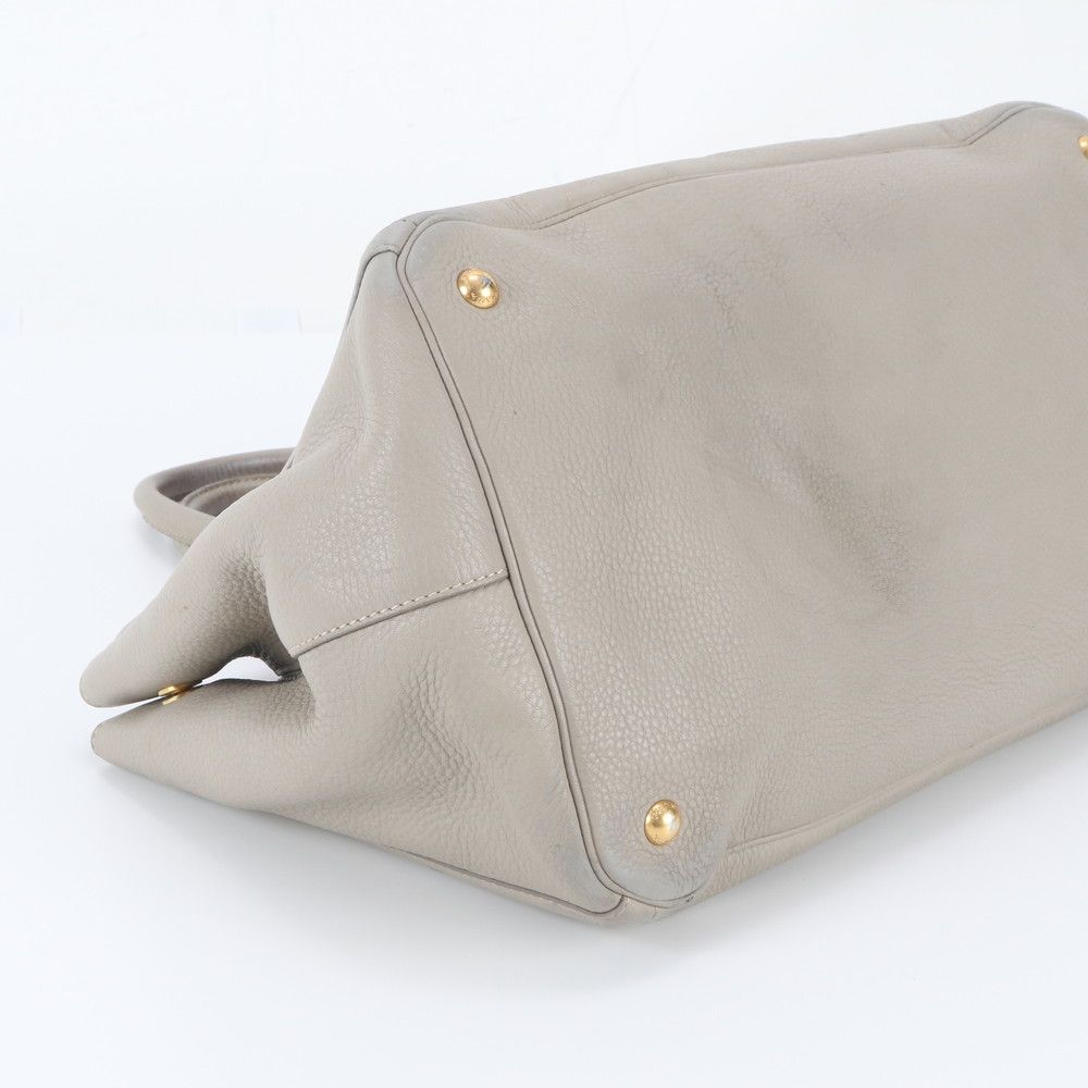 Prada Vitello Daino Leather Tote Bag — view 5
